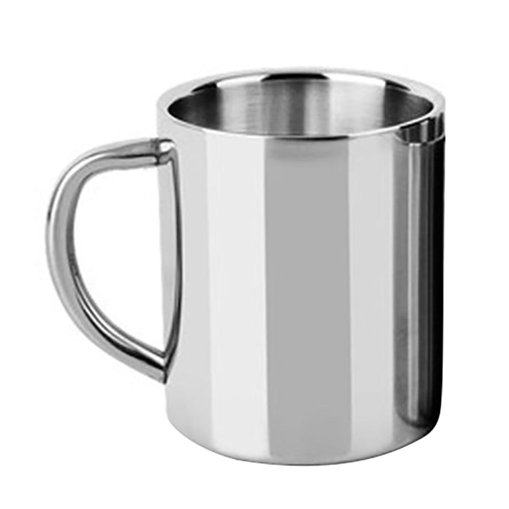 220/300/400ML Stainless Steel Double Wall Mug Camping Coffee Tea Milk Drink Cups