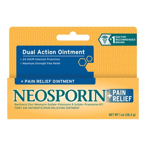 Neosporin Plus Maximum Strength Antibiotic Pain Relief Ointment 1 Oz
