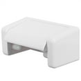 thumbnail image 2 of Soporte de papel higiénico montado en la pared, soporte para rollo de papel higiénico, estante para baño, color blanco, 2 of 14