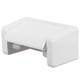 thumbnail image 2 of Soporte de papel higiénico montado en la pared, soporte para rollo de papel higiénico, estante para baño, color blanco, 2 of 14