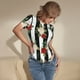 thumbnail image 3 of Fotbe Rose Flowers Body de Mujer con Cuello Redondo y Mangas Cortas, Sin Mangas Ajustado, Suave, Cómodo y Básico-X-Large, 3 of 7
