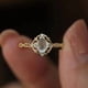 thumbnail image 2 of Senior Dulce Luna Luz Piedra Anillo Apertura Femenino Tejido Anillo Hueco Anillo de Moda Luz Anillo de Alto Grado, 2 of 7