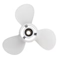 thumbnail image 5 of Boat Outboard Propeller 9 7/8 x 14 Aluminum compatible for 20-30 horsepower 664-45952-00-EL Marine Propeller 10 Spline Tooth 3 Blades, 5 of 7
