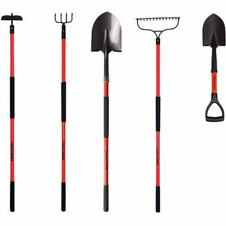Black & Decker 4-Piece Long-Handled Tool Set