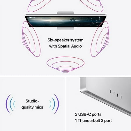 Apple - Studio Display - Nano-texture Glass VESA Mount Adapter