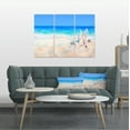 thumbnail image 1 of Seashells on Seashore - Beach Photography Canvas Art Print, 1 of 3