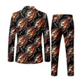 thumbnail image 6 of Men's Halloween Three Piece Suit - Vintage Gentleman Set with Jacket Pants Tie for Party Attire, 6 of 6