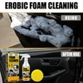 thumbnail image 4 of Fairnull 60ml Car Interior Foam Cleaner Eco-friendly Fast-acting Upholstery Dash Vinyl Leather Stain Remover Multifunctional Foaming Cleaner, 4 of 9