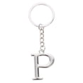 thumbnail image 1 of MasteelfCA Alphabet Letter Pendant Keyring Creative Alloy Keychain Cool Car Keyring Handbag Phone Pendant Charms Gift (P), 1 of 7