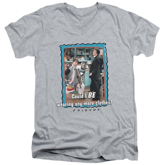 Friends - Any More Clothes - Slim Fit V Neck Shirt - Large