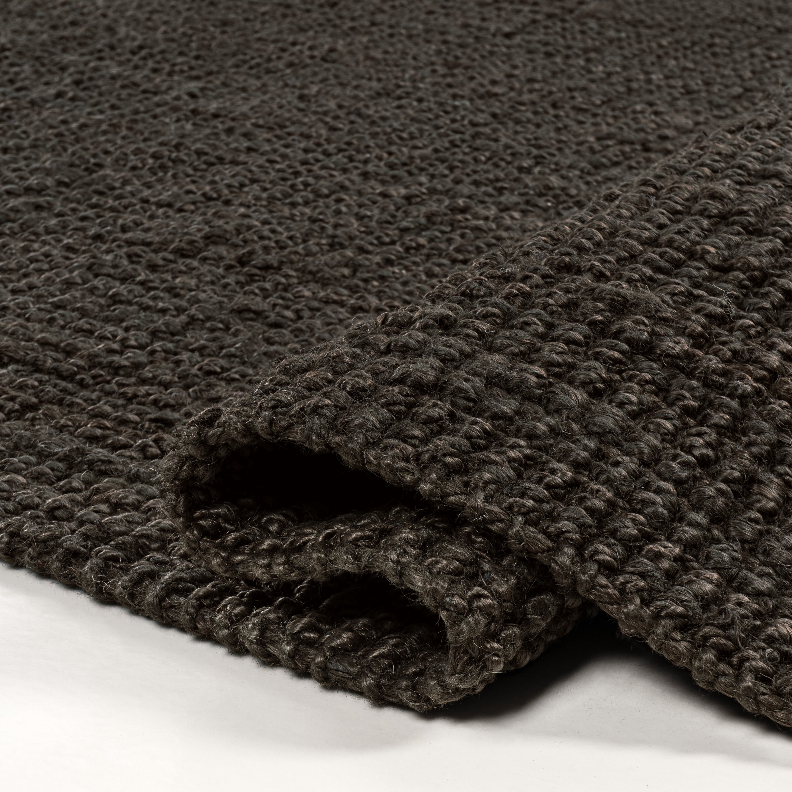 JONATHAN Y NATURAL FIBER 5 x 8 Area Rug, Pata Hand Woven Chunky Jute - Brown, NRF102G-5