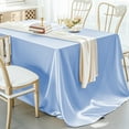 thumbnail image 5 of PRETXORVE Home Decor, Room Decor, Seamless Satin Tablecloth Rectangular Silk Tablecloth Fabric Table Decoration Suitable for Restaurant Wedding Banquet Party Activities Decoration, 5 of 6