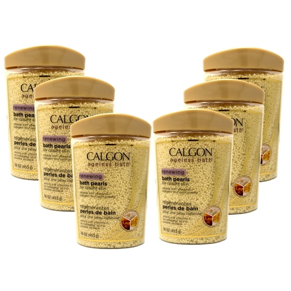 Calgon Ageless Bath Pearls, 16 oz (Pack of 6)