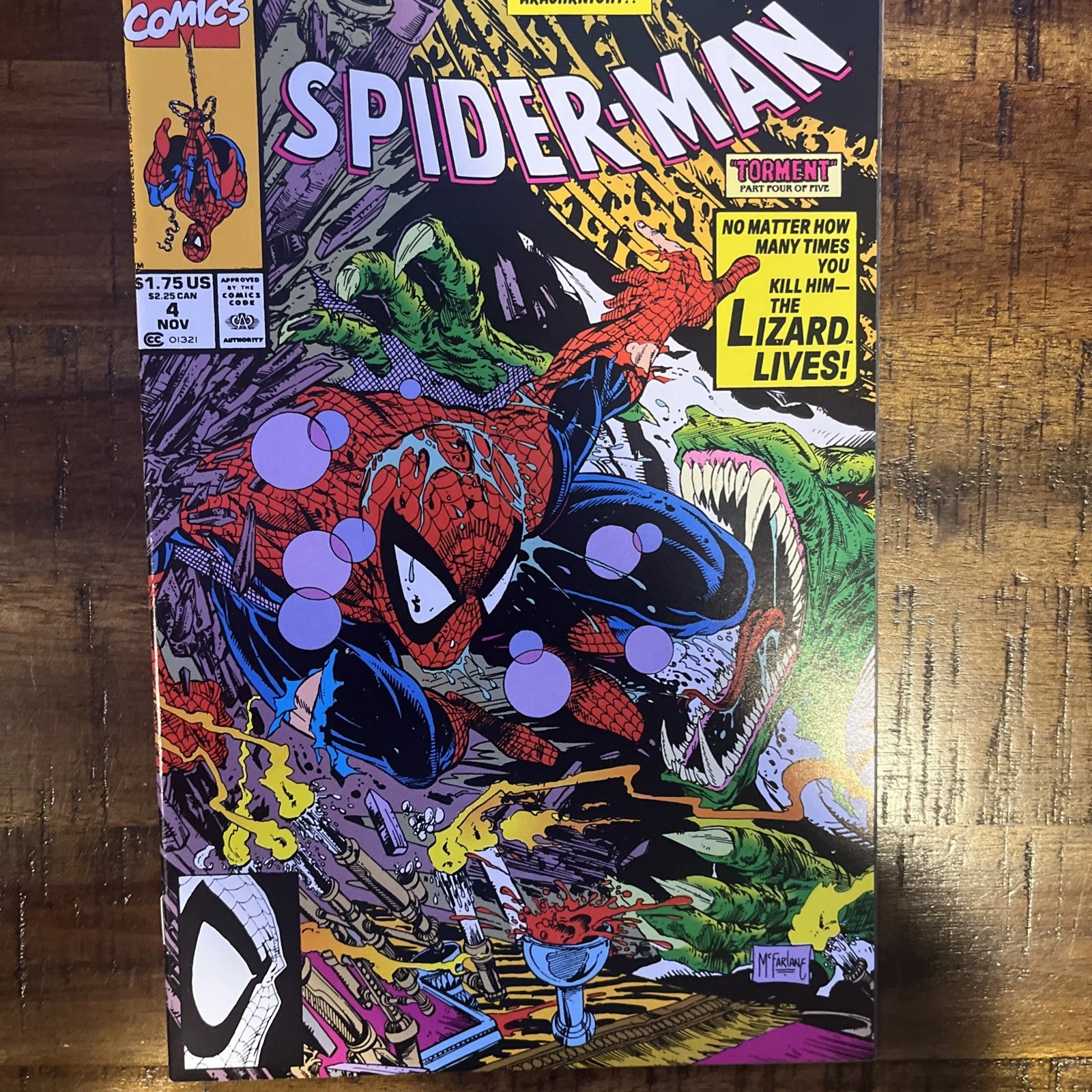 Spider-Man #4 1990 Marvel Comics Comic Book NM
