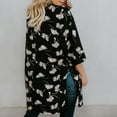 thumbnail image 4 of Chaqueta de Playa Yuyangstore Gasa Impresión Floral Chiffon Cover up, 4 of 8