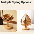 thumbnail image 4 of Wooden Trivets for Hot Dishes, Wooden Trivet Set, Coasters - Stand stored, Suited for Hots, Pans, Bowl, Teapot, Hot Holders - Multifunctional Ornaments, 4 of 6