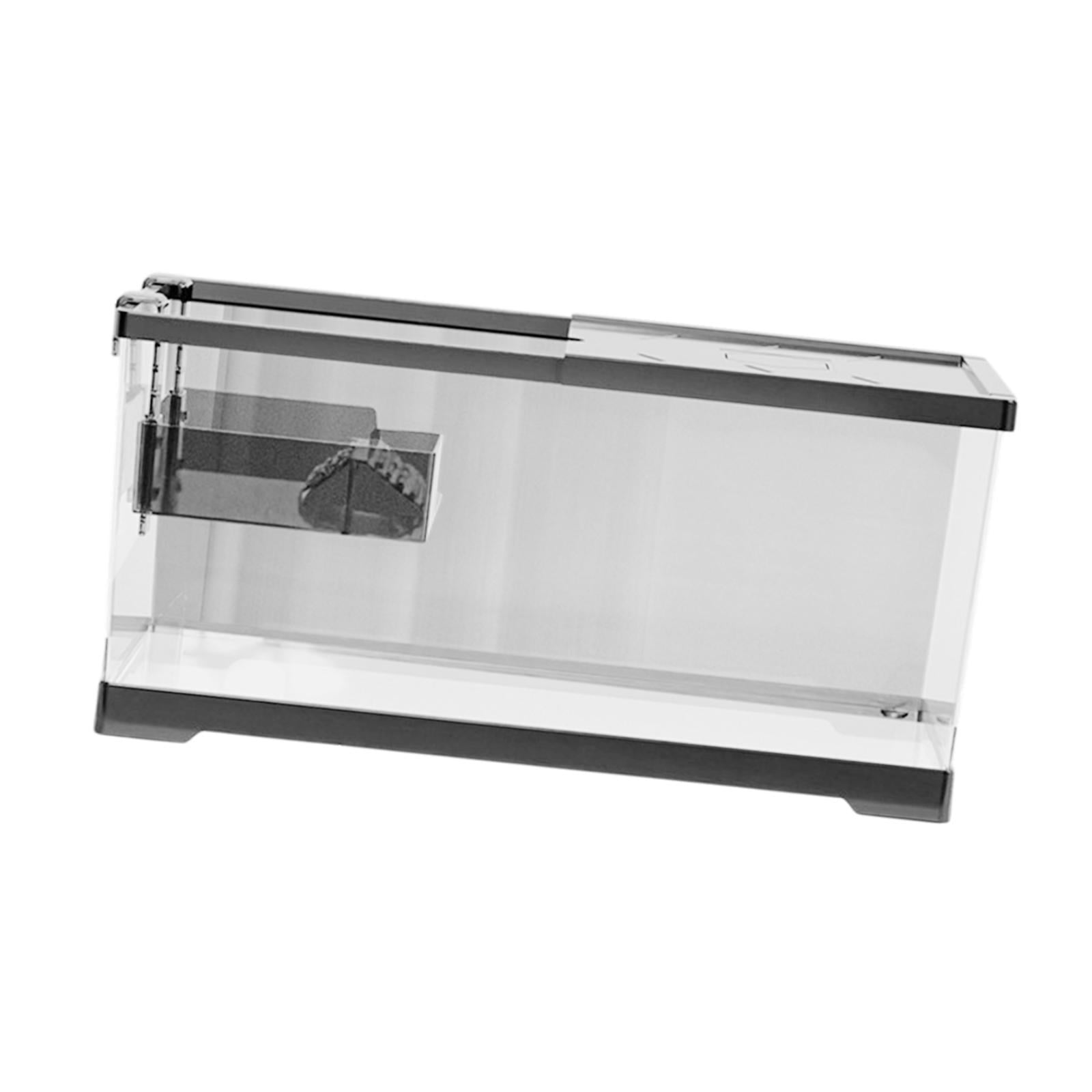CarpNettore Turtle Tank Aquarium Tortoise Enclosure Starter Kit Hideout Reptile Tank with Basking Platform Aquatic Terrarium for Breeding L w Platform and Lid