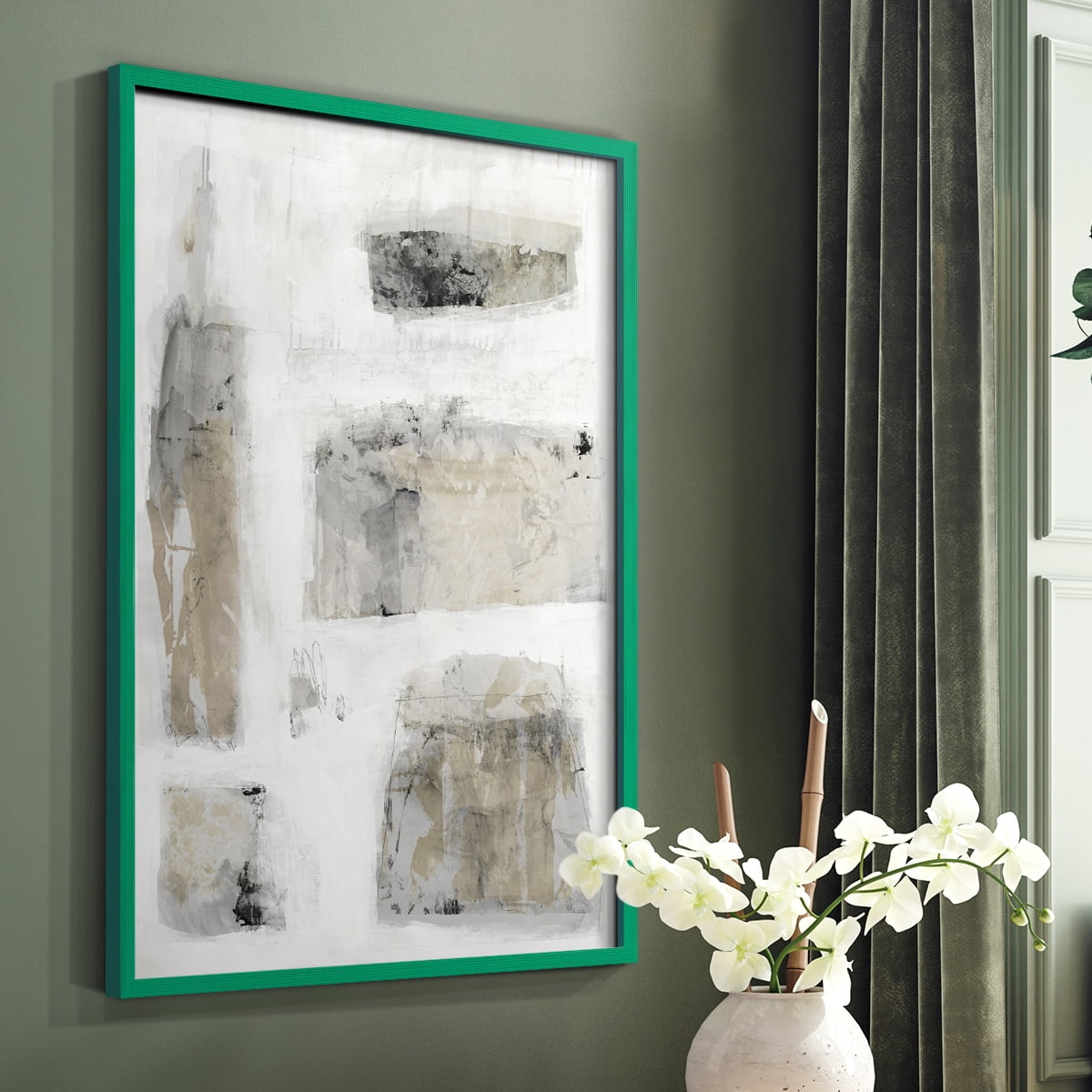 A Simple Love II V30 in Paper Solid Wood 11 x 14 Framed Print