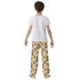 thumbnail image 5 of FORMRS Kids Pajama Pants with Pockets Size 6-8Y Boys Lounge Sleep Bottoms, Yellow Halloween Cat Pattern, 5 of 8