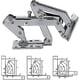 thumbnail image 3 of 170 Degree Hinges Frameless Cabinet Door Hinges Hidden Hydraulic Adjustable Mounting Hinges., 3 of 4