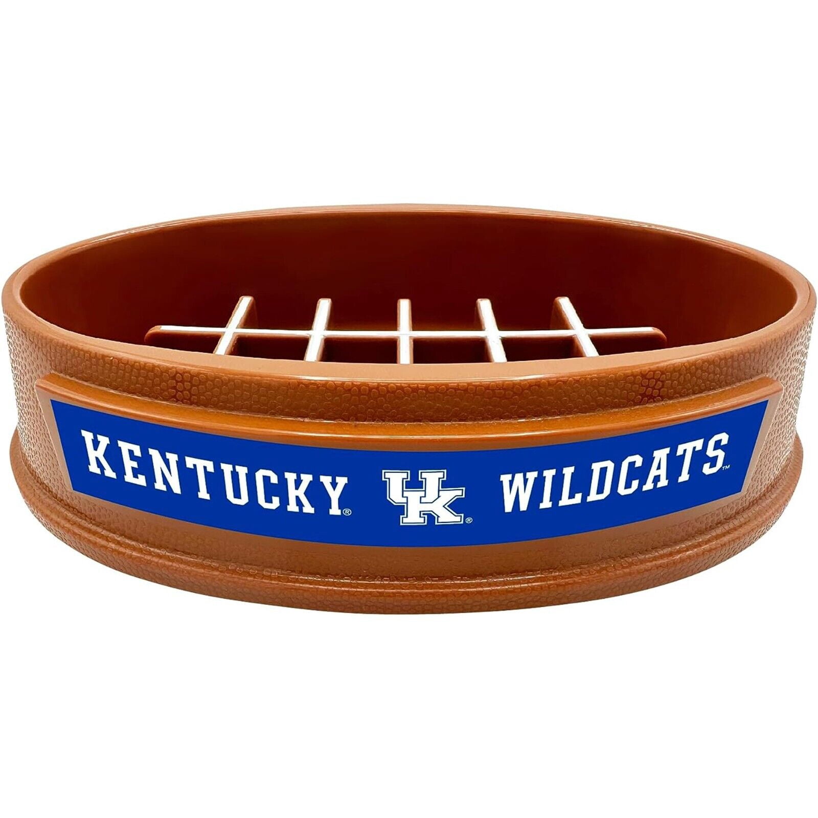 Pets First NCAA Kentucky Wildcats Super-Bowl Slow Feeder Bowl for Dogs and Cats with Non-Slip Mat