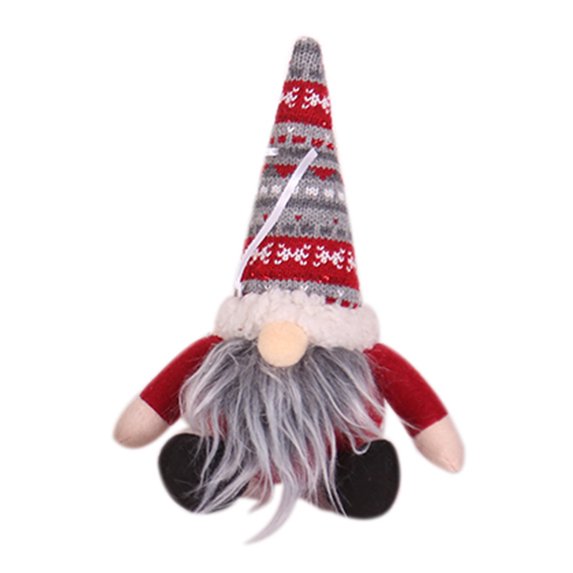 Faceless Holiday Gnome Handmade Swedish Tomte Doll Christmas Santa Xmas Tree Hanging Decoration Thanks Giving Day Gifts For Home Pendant Party Props