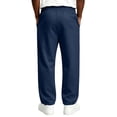 thumbnail image 6 of Nestiefly Men's Baggy Sweatpants Athletic Loose Wide Leg Elastic Waist Lounge Relaxed Open Bottom Joggers Pants with Pockets 2026 Navy 2XL, 6 of 7