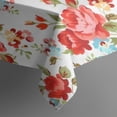 thumbnail image 5 of Pioneer Flower Floral Print Pattern Rectangle Tablecloth 60"x120",Waterproof Polyester Rectangle Table Cloth, Wipeable Spillproof Polyester Tablecloth for Dining, Camping, Indoor and Outdoor, 5 of 6