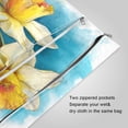 thumbnail image 3 of 2 Pack Wet Dry Bags,Spring Daffodils Waterproof Reusable Dual Zipper Bags for Swimwear, Gym Clothes, Toiletries, Baby Diapers, 3 of 8
