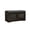 Black, variant on Hommoo Modern Shoe Storage Bench with Cushion, Entryway Shoe Rack Bench with Shutter Doors, Shoe Cabinet with Adjustable Shelves, Black