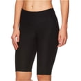 thumbnail image 1 of Reebok Women's Compression Running Shorts - High Waisted Performance Workout Short, 1 of 2