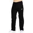 thumbnail image 1 of Pantalones Nike Sportswear Open Hem Club para hombre negro/blanco, 1 of 5