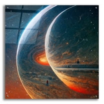 Epic Art 'We Are Different and The Same' by Ben Heine, Acrylic Glass Wall Art, 36"x36"