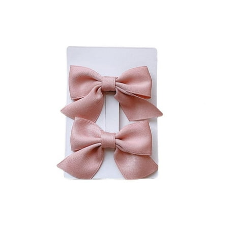 

Bullpiano Pigtail Pinwheel Hair Bows Girls Fully Ribbon Covered Clips For Baby Girls Toddlers Kids
