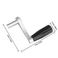 thumbnail image 2 of Luxshiny Manivelle de Camping Robuste Argentée en Plastique Manivelle Manuelle pour Divers Emplacements 1Pcs, 2 of 8