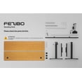 thumbnail image 5 of FEZIBO 63 x 24 inch Electric Standing Desk with Fabric Drawer, Splice Board in Bamboo Finish, 5 of 8