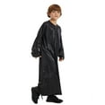 thumbnail image 6 of ANINEO Boys Robe Clothes Kimono Loose Abaya Long Sleeve Embroidered Chiffon Kaftan Cardigan Casual Dubai Thobe, 6 of 7