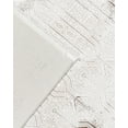 thumbnail image 4 of Ivanna White Abstract Polyester Area Rugs for Living Room Jacquard Textured Modern Rugs Soft Geometric Rug for Bedroom Mid Century Washable Rug Non-Slip Bohemian Perfect for Dining Room Office, 4 of 4