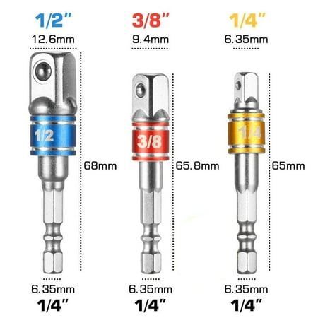 

Yiteos Clearance Faucets + Set Converter Adapter Hand Set 7Pcs Bit Sets Tools Sockets Power for Extension Faucets Hardware Adapter Clearance Sale