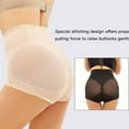 thumbnail image 4 of Bigersell Women Panties Clearance Women's Panties Bikini Panty Style P-1218 Polyester Cheeky Panties Ladies Thong Underwear Briefs High Waist Women's Panties Beige 3Xl, 4 of 6