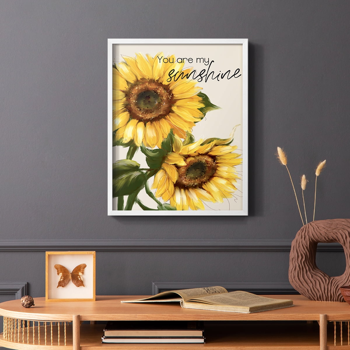 You Are My Sunshine Framed Print - Solid Wood in Single Picture Frame Solid Wood 2 Framed Print