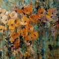 thumbnail image 2 of OToole, Tim 15x15 Black Ornate Wood Framed with Double Matting Museum Art Print Titled - Amber Poppy Field II, 2 of 4