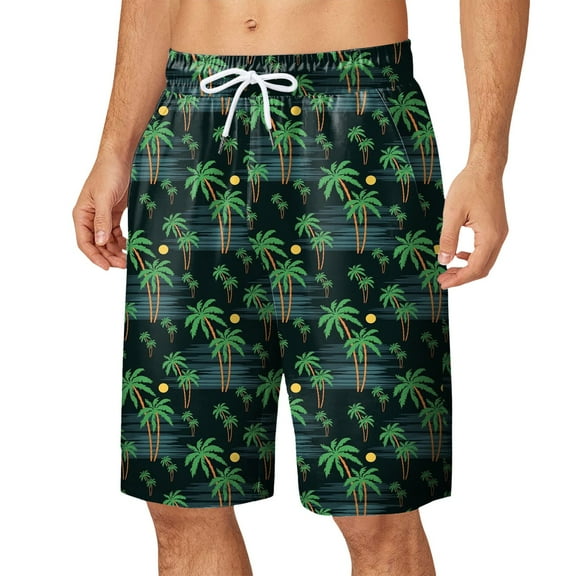 kamemir Shorts for Men Men's Casual Classic Fit Shorts with Quick Dry Sports Shorts(Green,M)