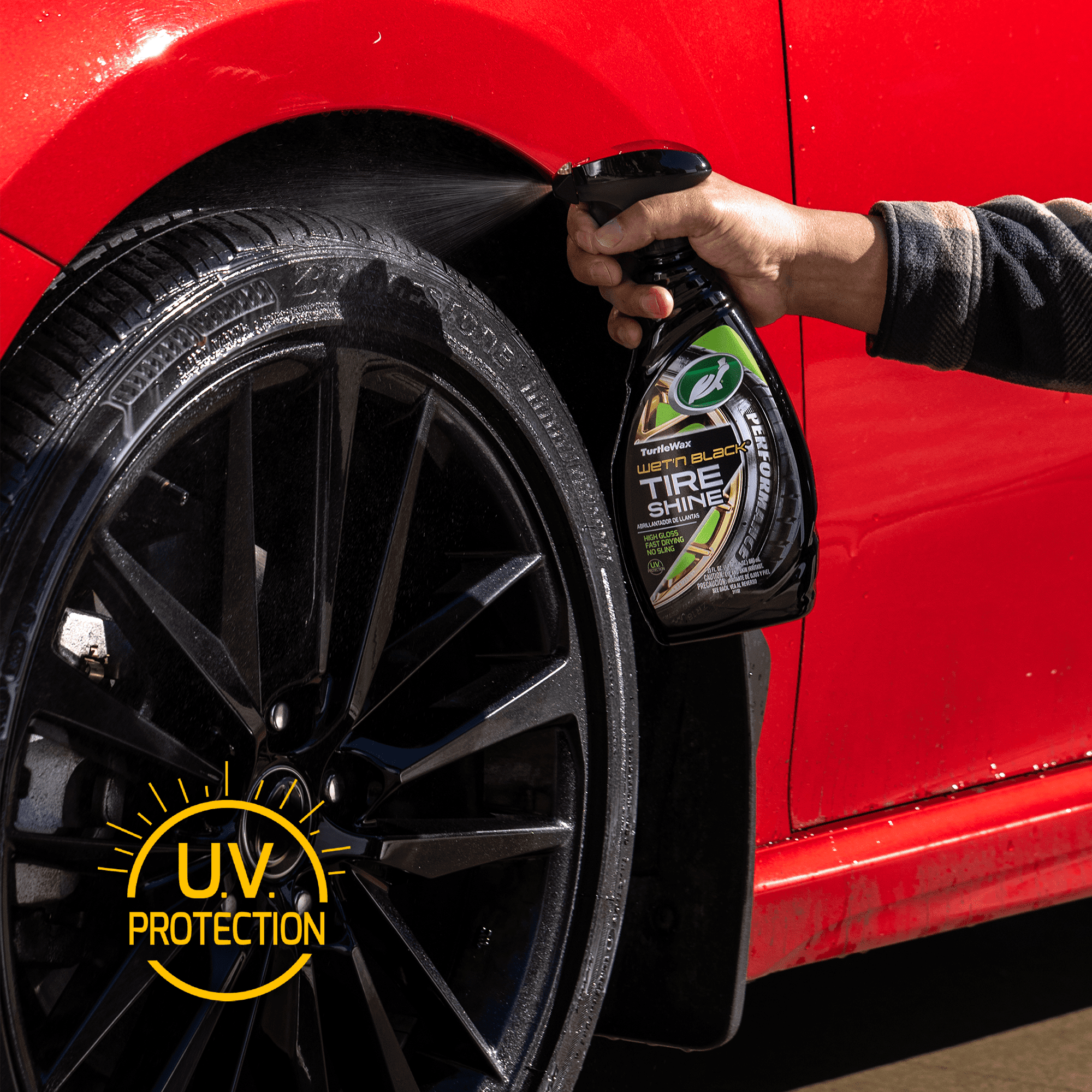 Turtle Wax Wet’n Black Tire Shine, 16 fl. oz.