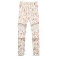 thumbnail image 1 of Richie House Girls' Floral Pants with Lace at Knee RH1536, 1 of 2