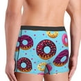 thumbnail image 5 of Balery Donuts Men's Boxer Briefs, Soft and Breathable Cotton Underwear with nylon Waistband-X-Large, 5 of 9