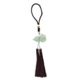 thumbnail image 1 of Colgante decorativo con borlas liviano para mochilas: atractivo accesorio para hacer uno mismo: llavero con cuentas de porcelana en forma de calabaza, 1 of 8
