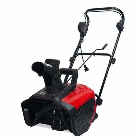 XtremepowerUS 1600W Ultra Electric Snow Blaster 18-inch Electric Snow Thrower Adjustable Directional Driveway