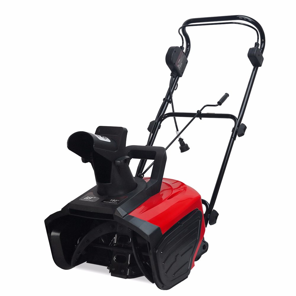 XtremepowerUS 1600W Ultra Electric Snow Blaster 18inch Electric Snow Thrower Adjustable