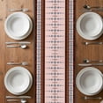 thumbnail image 4 of Table Runner 48 Inches Long for Kitchen Dining, Farmhouse Boho Dresser Scarf Farmhouse, Dining Table Decorations for Wedding/Parties, Retro Ethnic Traditional Patterned 13 x 48 In, 4 of 8